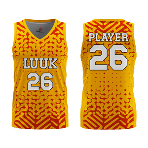 Custom Printed Front Logo Plus Size V Neck <b>Pullover</b> Spandex/Polyester Moisture Wicking Breathable Quick Dry Sleeveless Jerseys - Product Image 3