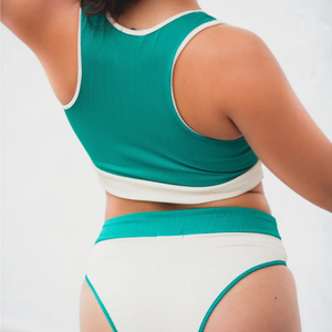 Haut à col montant et taille haute, léger et extensible, pour femme, tenue de pole dance, mode été, service OEM personnalisé - Product Image 2