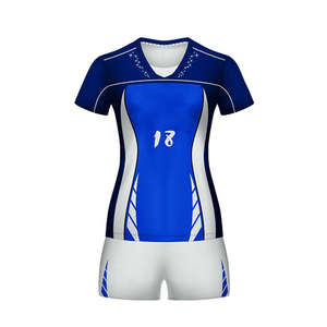Uniformes de Voleibol al por Mayor de Alta Calidad, Impresos, 100% Poliéster, Manga Corta, Gran Cantidad, Diseños de Alta Calidad - Product Image 2