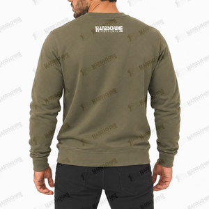 Sudadera de hombre de última moda, clásica, premium, informal, estilo urbano, cuello redondo, cálida para invierno, básica, de mezcla de algodón, para hombre. - Product Image 2