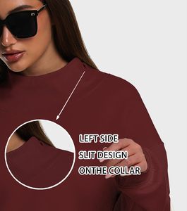 เสื้อฮู้ดคอเต่าโอเวอร์ไซส์สำหรับผู้หญิง แขนยาว สั่งผลิตได้ ขายส่งจำนวนมาก - Product Image 6