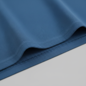 Chemise décontractée unie en coton respirant pour homme, à manches courtes, avec logo brodé sur le devant, style élégant pour le quotidien - Product Image 4