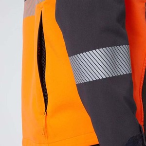 Detachable Reflective Safety Vest Jacket ANSI Class 1 LED Flash Waterproof Breathable for Construction Work - Product Image 5