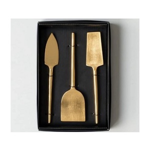 Latest Design Forged <b>Cheese</b> <b>Knives</b> <b>Set</b> of 3 Piece Food Contact Safe Steel <b>Cheese</b> Tools Tableware Cutlery Spatulas Spike Cutlery - Product Image 5