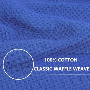 Strofinacci da Cucina in Cotone 100% a Nido d'Ape, Ultra Morbidi e Assorbenti, Asciugatura Rapida, 30x30 cm, Confezione da 8, Asciugamani Blueberry - Product Image 6