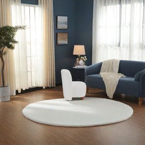 Poltrona Moderna con Schienale Basso per Piccoli Spazi Abitativi, Senza Braccioli, Imbottita, con Piedini in Legno di Pino per Soggiorno - Product Image 3