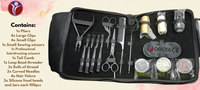 Kit d'outils professionnel pour extensions de cheveux Remy péruviens, en acier inoxydable de qualité chirurgicale, avec machine double pour pose de mèches