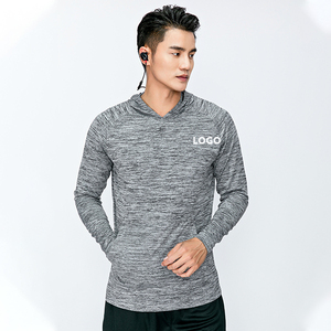 Camiseta Deportiva de Poliéster Ajustada Personalizada para Gimnasio, Camisetas de Secado Rápido con Estampado de Alta Calidad para Hombre, Sudaderas con Capucha - Product Image 3