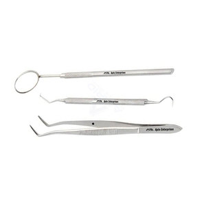 Kit d'examen dentaire et buccal, instruments en acier inoxydable jetables et réutilisables, instruments de haute qualité - Product Image 3