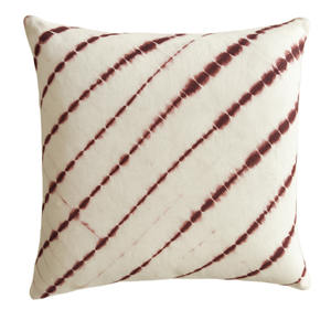 Funda de Cojín Blanca Hecha a Mano en India, Funda de Almohada Cuadrada de Algodón Shibori con Cierre para Sofá, Accesorios de Moda para el Hogar - Product Image 4