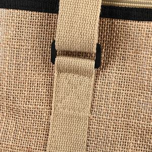Biodegradable Jute Picnic Tote <b>Bag</b> with Custom Logo for Promotional Gifts - Product Image 3