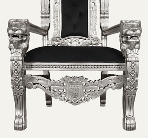 เก้าอี้บัลลังก์ไม้มะฮอกกานีแท้สไตล์ราชวงศ์ คลาสสิก หรูหรา สำหรับโรงแรม ห้องนั่งเล่น อพาร์ทเมนท์ วิลล่า ทนทาน - Product Image 4