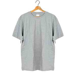 T-shirt en coton personnalisé à manches courtes et col rond, unisexe, style jersey tricoté uni, décontracté, vente en gros pour fabricants de vêtements - Product Image 1