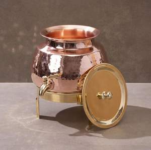 Simple Design Pure Copper <b>Water</b> <b>Dispenser</b> for Home Kitchenware <b>Office</b> Party Restaurant Ayurveda Health Benefits <b>Water</b> Cooler - Product Image 3