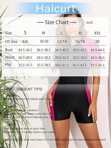Women Short Sleeve Sports Bodysuit Black Pink Contrast Zip Front <b>Athletic</b> Jumpsuit - Product Image 6