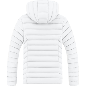 Fully Customized <b>Men's</b> <b>Waterproof</b> Canvas Puffer <b>Jackets</b> Polyester Wadding Filled <b>Winter</b> DDP Shipping - Product Image 2