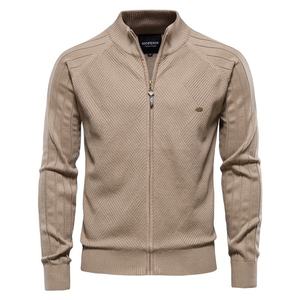 Nouveau cardigan pour homme taille européenne automne-hiver, pull à fermeture éclair, vêtements pour homme de haute qualité - Product Image 4