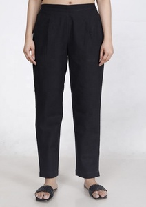 Pantalon coupe bootcut pour femme SHUBH EXIM, taille élastique, taille haute, tissu respirant à séchage rapide, 100% coton, fabriqué au Rajasthan, été - Product Image 2