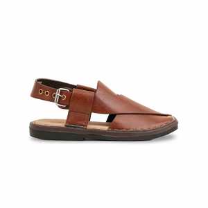 Garçon Marron Peshawari Chappal - Product Image 4