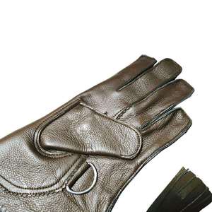 Guantes de entrenamiento de cetrería con MOQ bajo, los mejores guantes de seguridad para caza a precio económico, guantes de cuero de nueva llegada. - Product Image 5