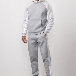 Conjunto de Pantalones Deportivos Rectos para Hombre, Color Gris Vintage, Lavado Ácido, Cierre con Cordón, Transpirables, de Lino/Algodón, para Otoño - Product Image 1