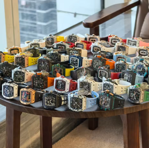 Montre mécanique pour femme 2026 la plus vendue avec bracelet en caoutchouc, boîtier en fibre de carbone et bracelet en tissu, montre mécanique en céramique - Product Image 2