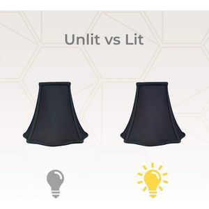 Coprilampada a Campana Quadrata Elegante, Paralume Raffinato per un Tocco di Stile - Product Image 3