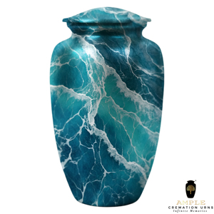 โกศบรรจุอัฐิสำหรับผู้ใหญ่ แบบอเมริกัน/ยุโรป ขนาด 220 คิวบิกอินช์ เป็นมิตรกับสิ่งแวดล้อม ทนทาน - Product Image 2