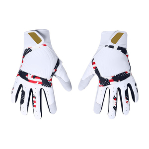 Gants de frappeur professionnels pour baseball/softball en cuir de mouton, manchette courte, support de poignet personnalisable, légers, haute qualité - Product Image 5