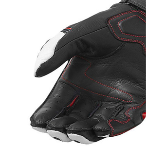 Protección flexible para motociclistas con palmas acolchadas, costuras resistentes, ajuste seguro, tela transpirable y guantes de carreras para motocicleta. - Product Image 6