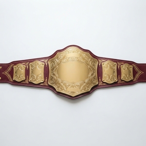 Cinturón de Campeonato con Correa de Cuero, Personalizado, para Lucha Libre, Boxeo, Deportes, Trofeo, Premio, Competencia, Placas de Metal Personalizadas - Product Image 3