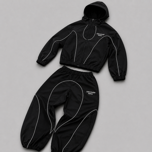 Découvrez la veste coupe-vent sportive unisexe personnalisée IMPEX, à capuche, décontractée, 2 en 1, pour l'hiver, en polyester/nylon, avec cordon de serrage. - Product Image 1