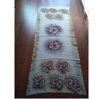 Bufanda Bordada a Mano 70x180cm, Lana Merino Pura, Antibacteriana, Ligera, Elástica en Cuatro Direcciones, Transpirable, Resistente al Viento