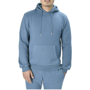 Sweat à capuche surdimensionné en molleton uni personnalisé avec logo, poids lourd 350/380/400/500 GSM, basiques pour hommes, fabriqué au Pakistan - Product Image 6