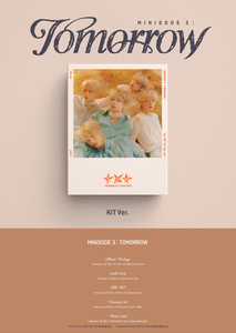 TXT มินิซีรีส์ 3 พรุ่งนี้ (รุ่น KiT) เพลงซีดี-ป๊อปภาษาเกาหลีสำหรับทุกเพศทุกวัย - Product Image 2