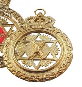 อัศวินแห่งเซนต์ Andrew scottish Rite COLLAR Jewel โลหะทองสองด้าน - Product Image 2
