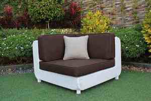 Ensemble de canapés en forme de U élégant pour jardin avec coussins confortables - Product Image 2