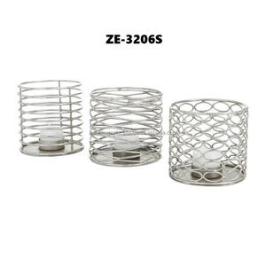 Élégants supports de bougies ronds en bambou pour Noël, fabriqués à la main par Zahid Exports en Inde - Grand grossiste en décoration intérieure - Product Image 1