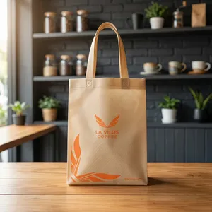 Bolsa de Compras Reutilizable Personalizada con Logotipo, Ecológica, de Tela No Tejida, para Cafeterías y Supermercados - Product Image 2