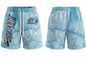 Nouveaux shorts en toile personnalisés tendance et à la mode, imprimés intégralement, respirants, à séchage rapide, pour hommes, couleur et taille personnalisées - Product Image 5