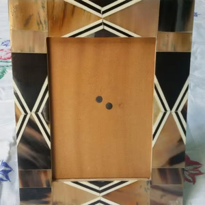 Handmade Eco-Friendly Resin <b>4x6</b> Inch Rectangular Luxury Photo <b>Frame</b> for Home Decor Tabletop - Product Image 1