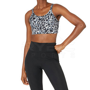 Soutien-gorge de sport pour femme à imprimé tendance, conçu avec un tissu extensible quadridirectionnel pour la course à pied, l'exercice et un style de vie actif - Product Image 4