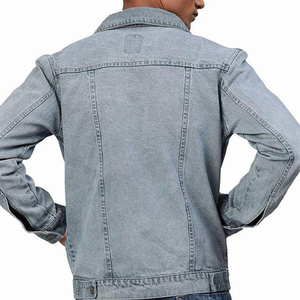 Chaquetas de mezclilla de color sólido, transpirables y de alta calidad para adultos, para uso en invierno, fabricadas por el mejor fabricante, chaqueta de mezclilla para hombre. - Product Image 2