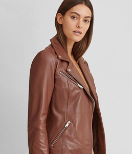 Vestes en cuir pour femmes Mode pour dames Nouvelle arrivée Personnalisé Véritable en vrac Quantité pour femmes Vestes en cuir - Product Image 2