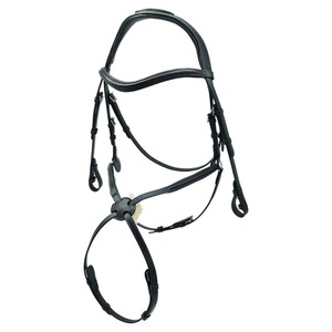 Brida ecuestre Annabelle Figura 8, Brida Mexicana Negra Grackle Marrón, Equipo para Caballos, Precio Mayorista, Proveedor Fabricante - Product Image 2