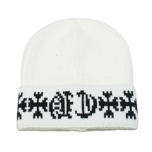 Bonnet unisexe 56-58CM respirant et imperméable en acrylique/laine personnalisable pour sports d'hiver décontractés – Noir, blanc, gris - Product Image 5