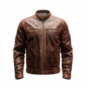 เสื้อแจ็คเก็ตหนังคุณภาพสูง พรีเมียม เท่ห์ และมีระดับ สำหรับใส่ลำลอง - Product Image 5