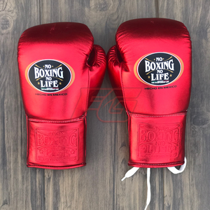 Gants d'entraînement de boxe MMA personnalisés |   Structure à Doigts Entiers |   Lacets à boucles auto-agrippantes |   Construction en cuir véritable |   Évacuation de l'humidité |   4 - Product Image 1