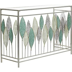 Table console de luxe pour salon, design unique et élégant, plaqué or de haute qualité, très demandée, idéale pour la maison et l'hôtel. - Product Image 5