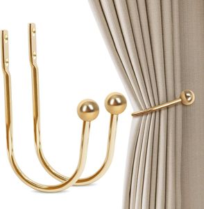 Sujetador de Cortina de Latón Sólido, Estilo Lazo Decorativo, para Montar en la Pared, Accesorio Decorativo para Hogar, Hotel, Restaurante - Product Image 2